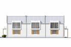 Дом с мансардой, террасой и балконом - 1 секция